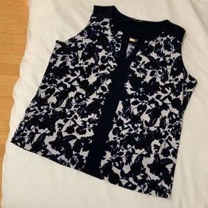 Floral Sleeveless Blouse